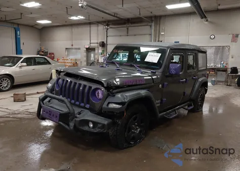 2018 Jeep Wrangler Unlimited Sport 4X4 из США, поврежденный, VIN 1C4HJXDG2JW156233